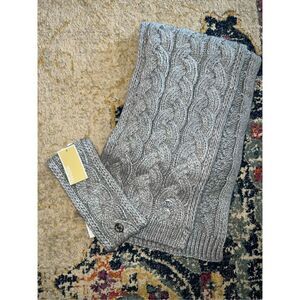 Michael Kors - Cable-Knit Headband and Scarf Set